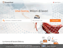 Tablet Screenshot of it.simplyhired.ch